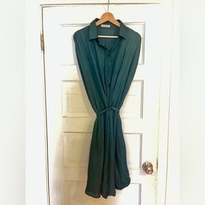 Henrik Vibskov adjustable silk shirt dress